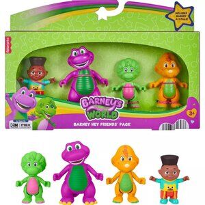 Barney’s World Barney and Friends Toy Set of 4 New Sealed